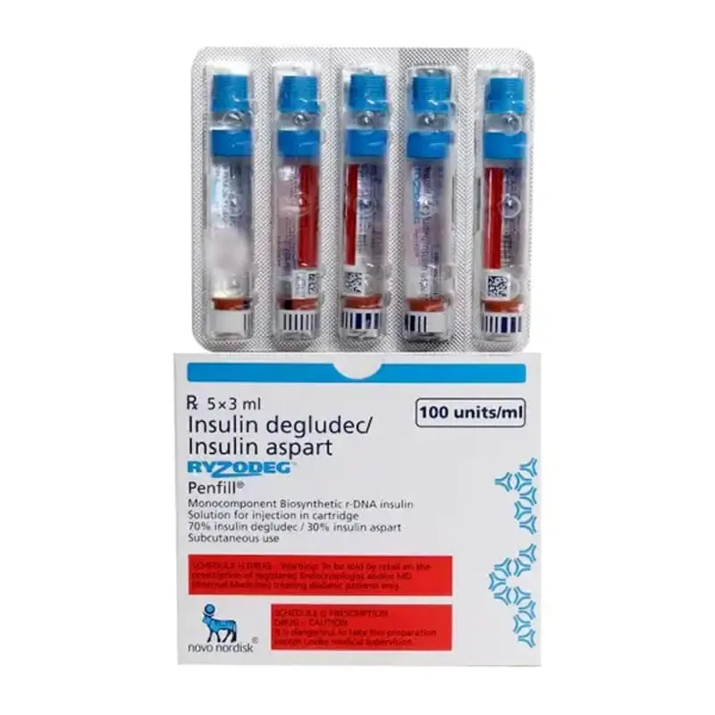 Ryzodeg Penfill 100Iu/Ml